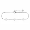 Armband 925 Sterling Silber rhodiniert Herz