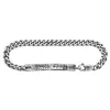 Armband 925/- Sterling Silber oxidiert Pfeil 21cm