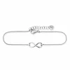 Armband 925/- Sterling Silber rhodiniert Infinity