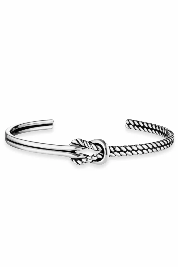 Armband 925/- Sterling Silber rhodiniert Knoten