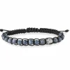 Armband 925/- Sterling Silber rhodiniert Koralle grau