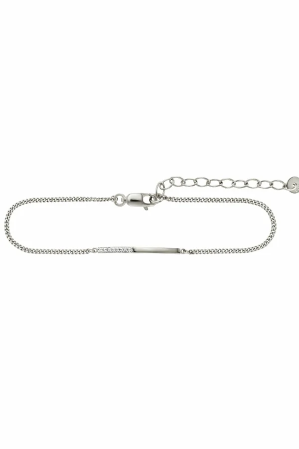 Armband 925/- Sterling Silber rhodiniert Topas