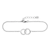 Armband 925/- Sterling Silber rhodiniert Topas