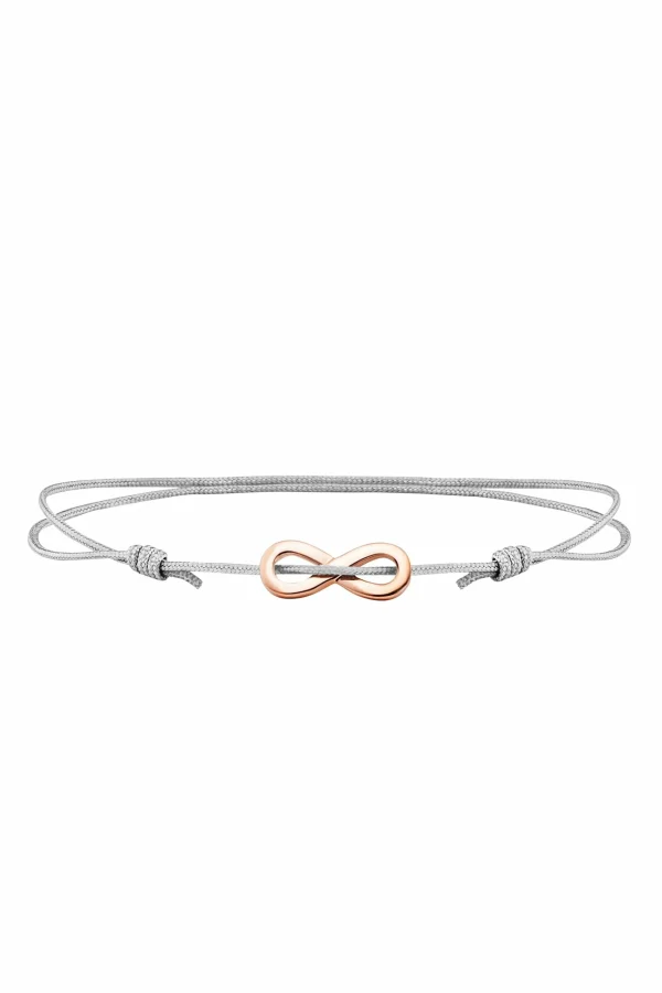 Armband 925/- Sterling Silber rotvergoldet Infinity