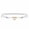 Armband 925/- Sterling Silber vergoldet Herz