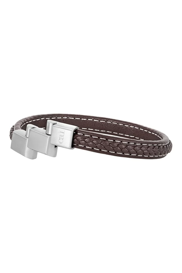 Armband Leder braun 21cm + Verlängerung