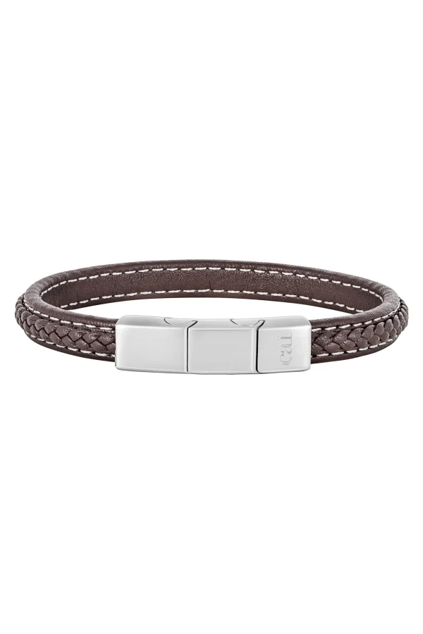 Armband Leder braun 21cm + Verlängerung