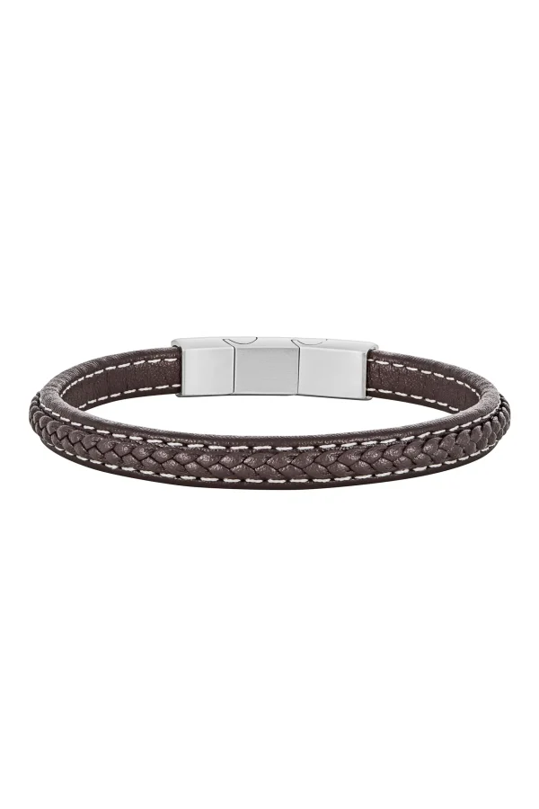 Armband Leder braun 21cm + Verlängerung