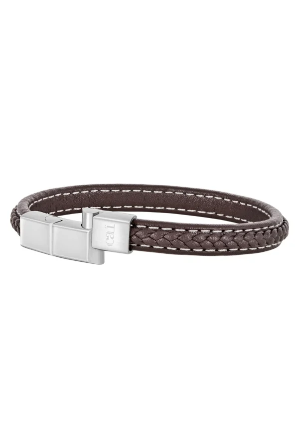 Armband Leder braun 21cm + Verlängerung