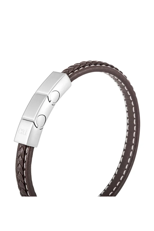 Armband Leder braun 21cm + Verlängerung