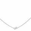 Collier 925 Sterling Silber rhodiniert Sternschnuppe - Saturn - Mond