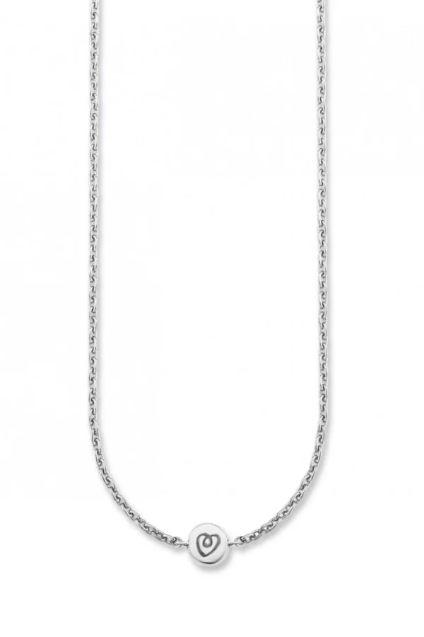 Collier 925/- Sterling Silber rhodiniert Herz