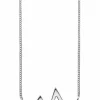 Collier 925/- Sterling Silber rhodiniert Herzschlag