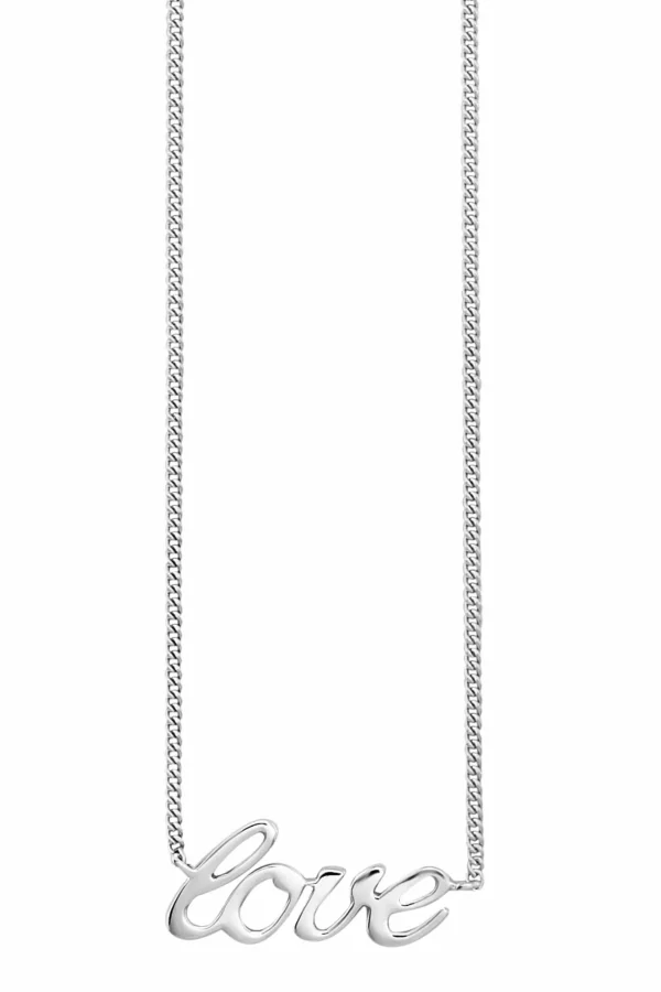 Collier 925/- Sterling Silber rhodiniert LOVE