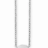 Collier 925/- Sterling Silber rhodiniert Zirkonia Smile