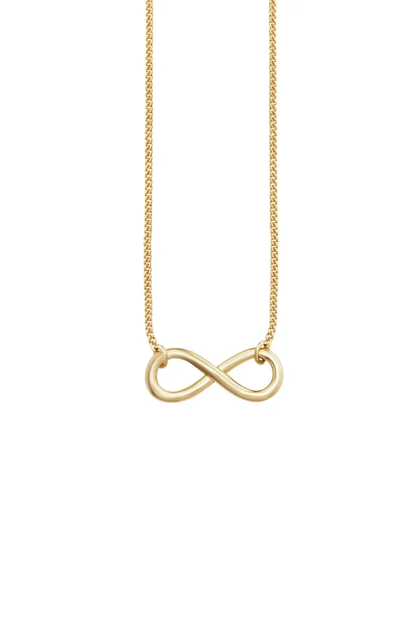 Collier 925/- Sterling Silber vergoldet Infinity