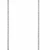 Collier 925/-Sterling Silber rhodiniert Topas Infinity