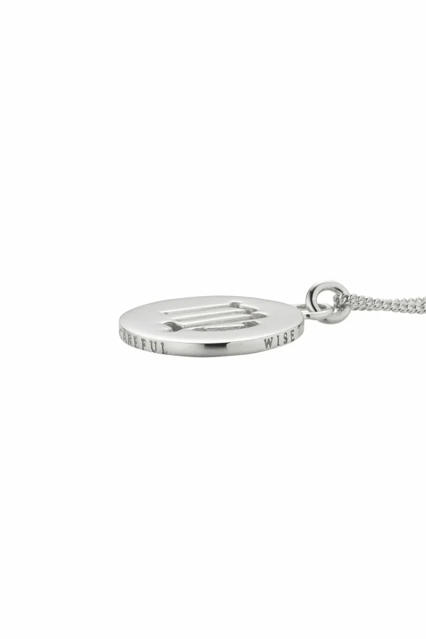 Halskette Jungfrau Sternzeichen 925/- Sterling Silber rhodiniert