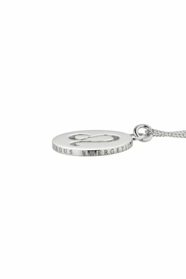 Halskette Löwe Sternzeichen 925/- Sterling Silber rhodiniert