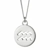 Halskette Wassermann Sternzeichen 925/- Sterling Silber rhodiniert