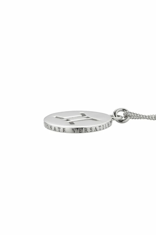 Halskette Zwilling Sternzeichen 925/- Sterling Silber rhodiniert