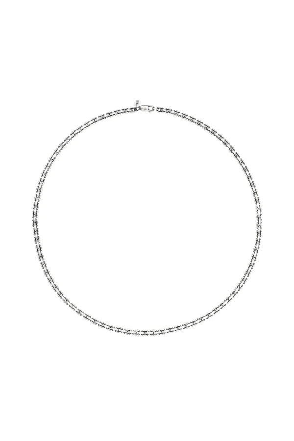 Kette 925 Sterling Silber oxidiert Ankerkette