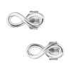 Ohrstecker 925/- Sterling Silber Unendlichkeit