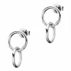 Ohrstecker 925/-Sterling Silber rhodiniert Topas