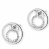 Ohrstecker 925/-Sterling Silber rhodiniert Topas