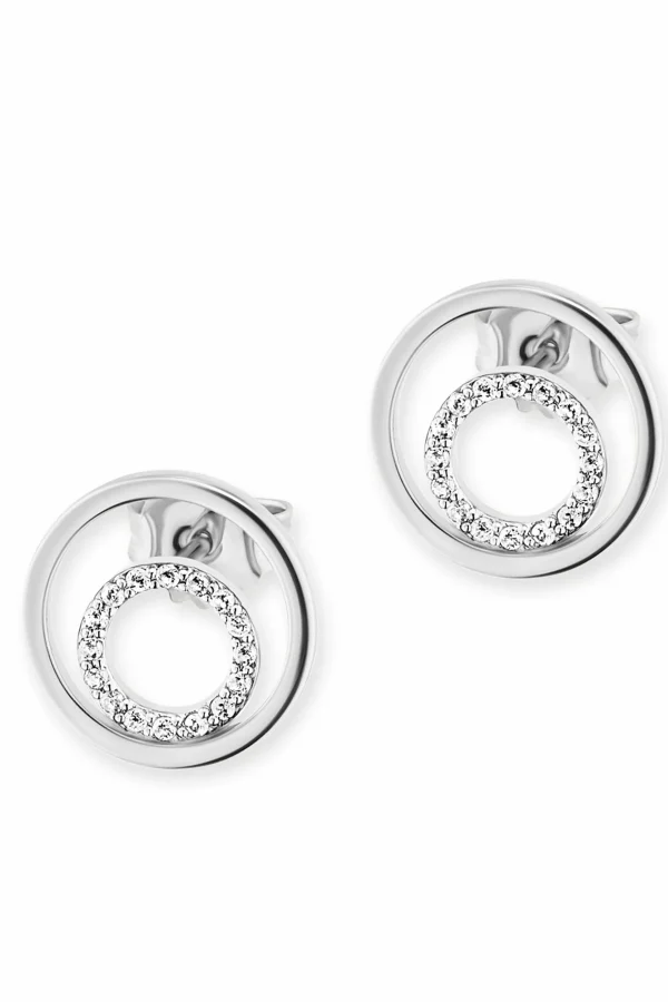 Ohrstecker 925/-Sterling Silber rhodiniert Topas