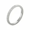 Ring 925 Silber rhodiniert Muster Stacking