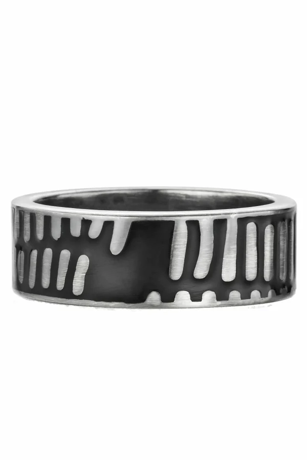 Ring 925/- Sterling Silber oxidiert Australien