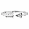 Ring 925/- Sterling Silber rhodiniert Zirkonia Pfeil