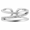 Ring 925/- Sterling Silber rhodinert Topas