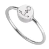 Ring 925/- Sterling Silber rhodiniert Anker