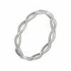 Ring 925/- Sterling Silber rhodiniert Cut Outs Stacking