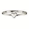 Ring 925/- Sterling Silber rhodiniert Herz