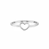 Ring 925/- Sterling Silber rhodiniert Herz