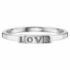 Ring 925/- Sterling Silber rhodiniert Love