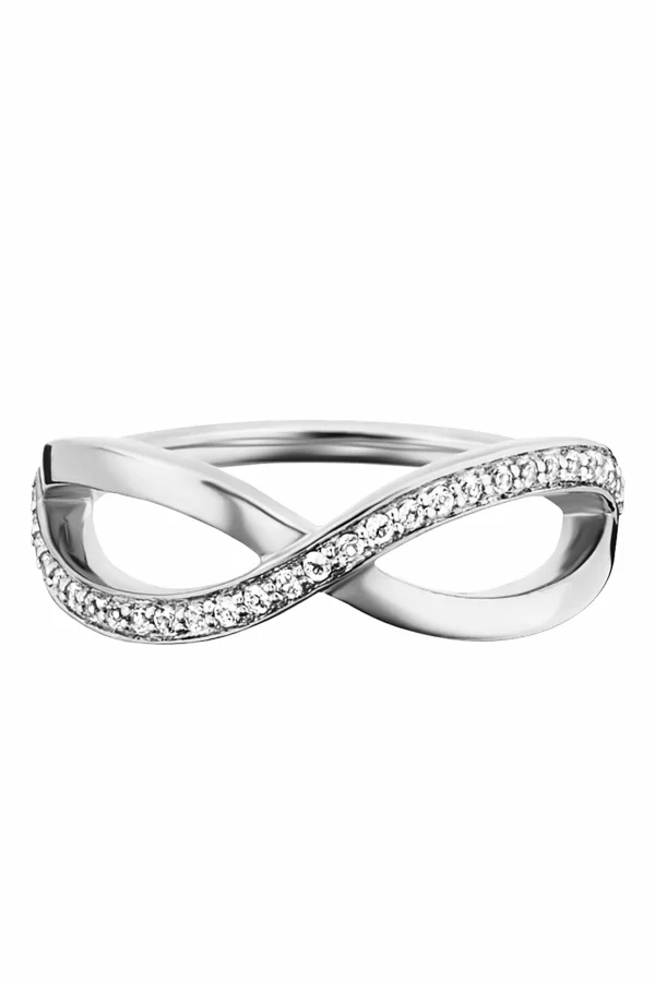 Ring 925/- Sterling Silber rhodiniert Topas