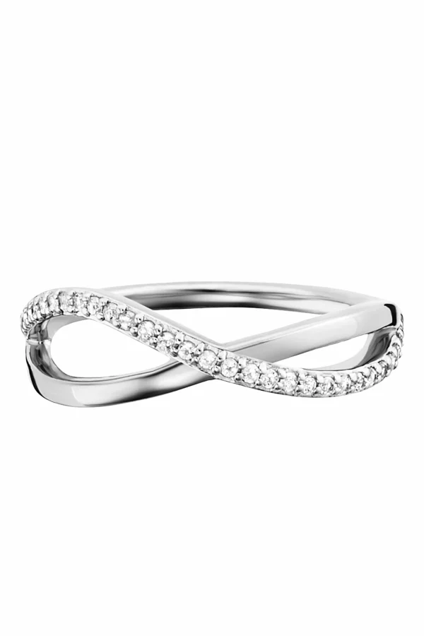 Ring 925/- Sterling Silber rhodiniert Topas