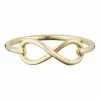 Ring 925/- Sterling Silber vergoldet Infintity